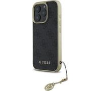 Guess 4G Charms Collection Case for iPhone 16 Pro 6.3" Black - GUHCP16LGF4GGR