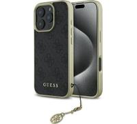 Guess 4G Charms Collection case for iPhone 16 Pro Max 6.9" Black - GUHCP16XGF4GGR