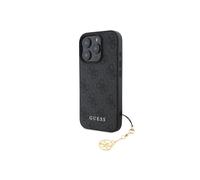 Guess Case iPhone 16 Pro Max Charm Case Black with Pendant