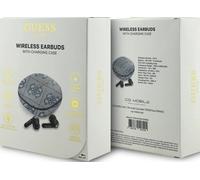 Guess 4G Classic Metal Logo TWS ENC Earphones Blue - GUTWST3P4EGB