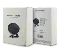 Guess 4g Classic Metal Logo Wireless Earphones Black