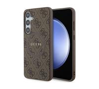 Guess 4G Leather Case, Brown For Magsafe - Galaxy S24+
