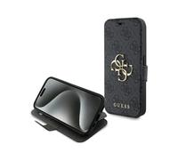 Guess 4G Metal Logo Case for iphone 15 Pro 6.1" Grey - GUBKP15L4GMGGR