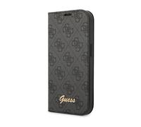 Guess 4G Metal Camera Outline Book Case, Black - iPhone 14 Plus