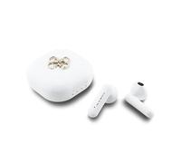 Guess 4G Metal Logo TWS Wireless Earphones White - GUTWSJ7HE4GH