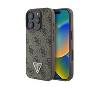 Guess 4G Rhinestone Case, Brown - iPhone 16 Pro