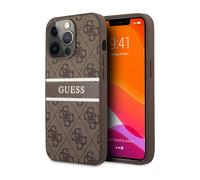 Guess 4G Stripe Case Brown - iPhone 13 Pro