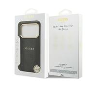 Guess 4G Stripe Case with MagSafe for iPhone 17 Pro Max 6.9" Black - GUHMP17XPG4SEMCK