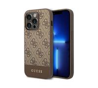 Guess Guhcp14lg4glbr Iphone 14 Pro 6.1 4g Stripe Collection Phone Case