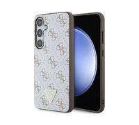 Guess 4G Triangle Logo Case, White - Galaxy S24+
