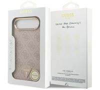 Guess 4G Triangle Logo Case with MagSafe for iPhone 17 Air 6.5" Rose Gold