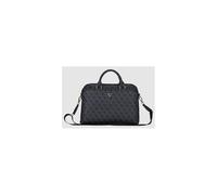 Guess 4G Triangle Logo Zipper Pocket 15" Laptop Bag Black - GUCB15P4DPTK