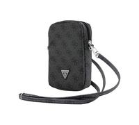 Guess 4G Triangle Wallet Phone Bag Zipper - Black