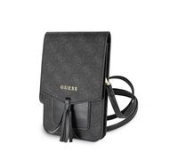 Guess 4G Universal Wallet Phone Bag With Strap Black - GUWBSQGBK