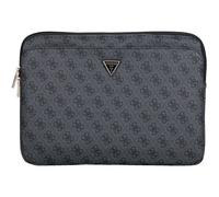 Guess 4G Zipper Pocket Triangle Logo Laptop Sleeve for 14" MacBook Black - GUCS14ZP4DPTK