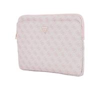 Guess Sleeve 14 Inch 4G Zip Pocket Triangle Logo Pocket (Pink)