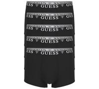 Guess 5 Pack Boxer Trunks - Jet Black