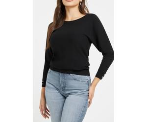 GUESS Adele Bat Sleeve Swt Jet Black A996 size S | Sweaters Outlet | Women | Black S