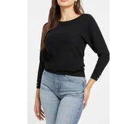 GUESS Adele Bat Sleeve Swt Jet Black A996 size XS | Sweaters Outlet | Women | Black XS