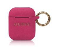 Guess AirPods Case Silicone Fuchsia