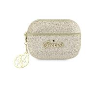 Guess AirPods Pro 2 Case, Gold - 4G Glitter Flake