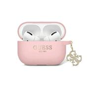 Guess Liquid Silicone Glitter Triangle Charm Case for Airpods Pro 2 Pink - GUAP2LECG4P