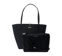 Guess Alby 4G Logo Latte Tote Shopper Bag SA745523 Coal/Black