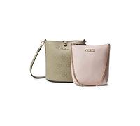 Guess Amara Girlfriend SAT Women's Bucket Bag, Sage, large