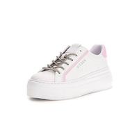 Guess Ameria Sparkly Lace Sneakers, White, Size 3, Women White