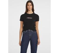 Guess American Tradition Short Sleeve T-Shirt Black Women - XL