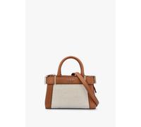 GUESS Anadela Mini Natural Cognac Satchel Bag Size: One Size, Colour:
