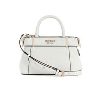 GUESS Anadela Mini Satchel Bag White, White/Opulent Garden, One Size