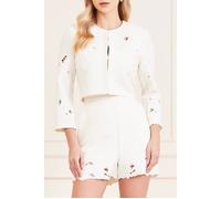 GUESS Anisa Jacket Pale Cropped Pearl size 44 | Cropped Jackets Outlet | Women | Green 44