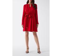 GUESS Anita V Neck Flared Samba Red Vibes size 46 | Mini Dresses Outlet | Women | Red 46