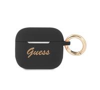 Guess Apple AirPods 3 Cover Vintage Script Collection Black Silicone Protective Case