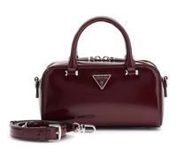 GUESS Arnela Mini Satchel Shoulder Bag Burgundy Wine Red