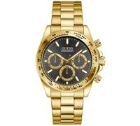 Guess Men's Watch Arthur GW1058G2 - Gold-Tone Stainless Steel, Black Dial, Chronograph, 42mm