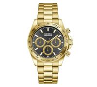 Guess Men's Watch Arthur GW1058G2 - Gold-Tone Stainless Steel, Black Dial, Chronograph, 42mm