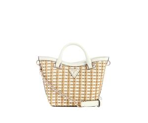 GUESS ATALIA MINI Tote, NTW-Natural White, Taglia Unica
