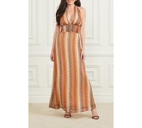 GUESS Autumn Fearne Maxi Rust Brown Multi size 44 | Maxi Dresses Outlet | Women | Brown 44