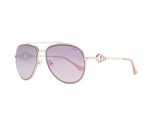 Guess Aviator Womens Shiny Rose Gold Bordeaux Mirror GF0344 Metal (archived) - One Size
