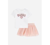 Guess Baby Girls T-Shirt and Skirt Set in Pink - Pink - 6 - 9 Mths