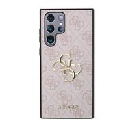 Guess Back Cover for Galaxy S24 Ultra with 4G Pattern Elegant, Pink