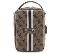 GUESS Bag GUHBP4RPSW Organiser Brown 4G Printed Stripes