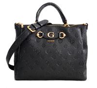 Guess Bag Handbag Tote Izzy Peon Girlfriend 4G Logo Black New