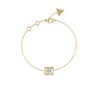 Guess Bamboo & Crystal Detail Gold Tone Bracelet