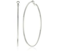 GUESS Basic Extra-Large Thin Hoop Earrings, One Size, Metal