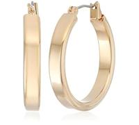 GUESS "Basic" Gold Small Wedding Band Hoop Earrings, Metal
