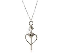 GUESS Basic Large Open Heart Charm Pendant Necklace, One Size, Metal