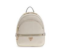 GUESS Beige Textured Manhattan Polyurethane Backpack